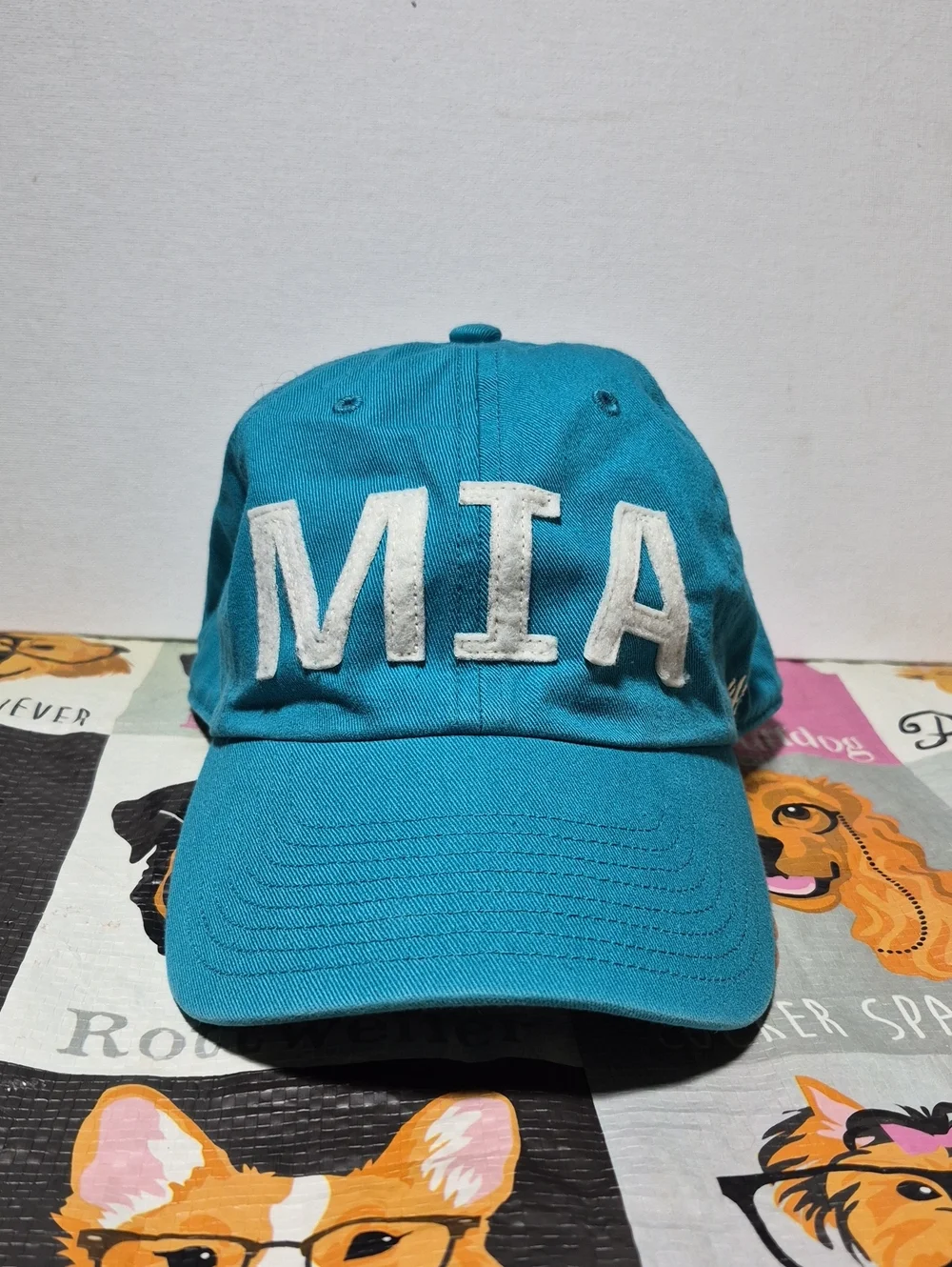 NEW ERA NFL  MIAMI DOLPHINS Relaxed Turquoise Baseball Cap, One Size Adjustable